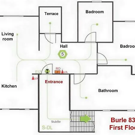 公寓 Burle With Free Private Parking 梅杜林
